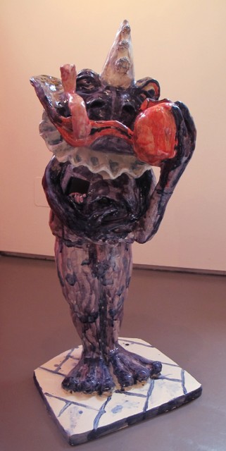 "Heißhunger" 95x45x45cm Keramik Glasiert 2014