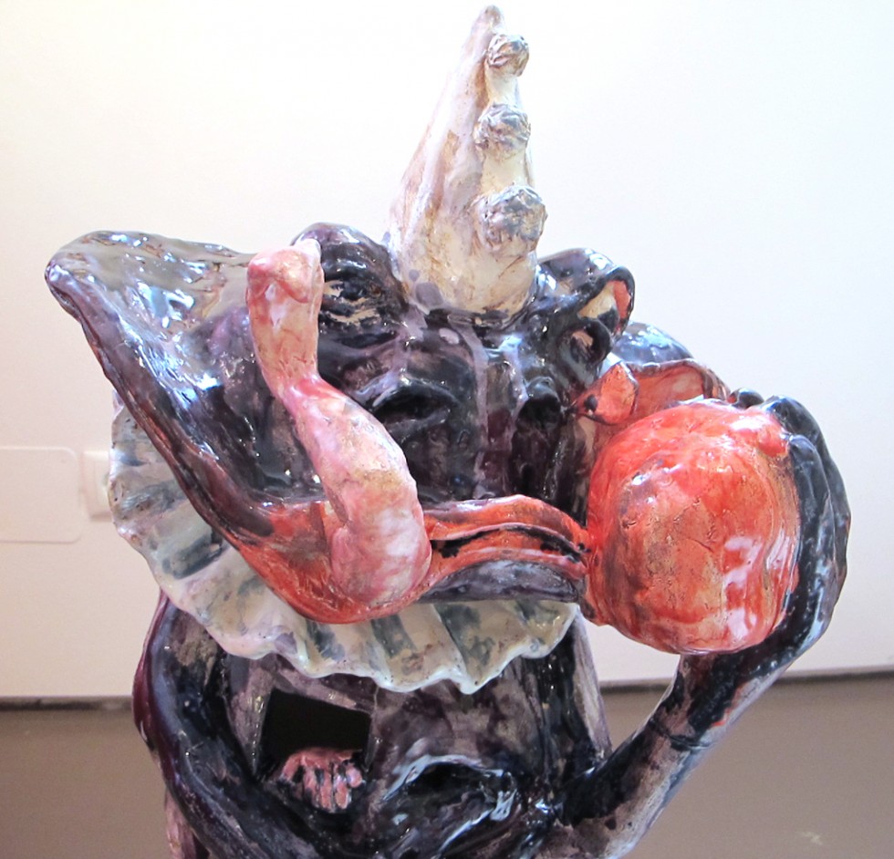 "Heißhunger" 95x45x45cm Keramik Glasiert 2014